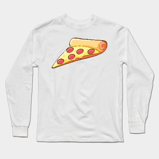 Pepperoni Pizza Long Sleeve T-Shirt by edwardecho